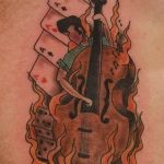 photo tattoo cello 19.02.2019 №106 - cello tattoo design idea - tattoovalue.net