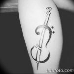 photo tattoo cello 19.02.2019 №108 - cello tattoo design idea - tattoovalue.net