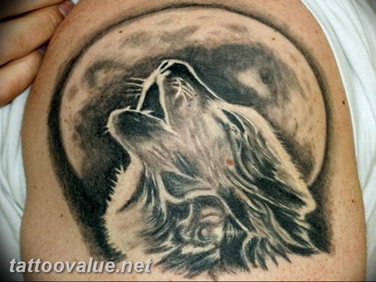 of the Howling Wolf Tattoo. photo tattoo howling wolf 18.02.2019 № 006 - .....