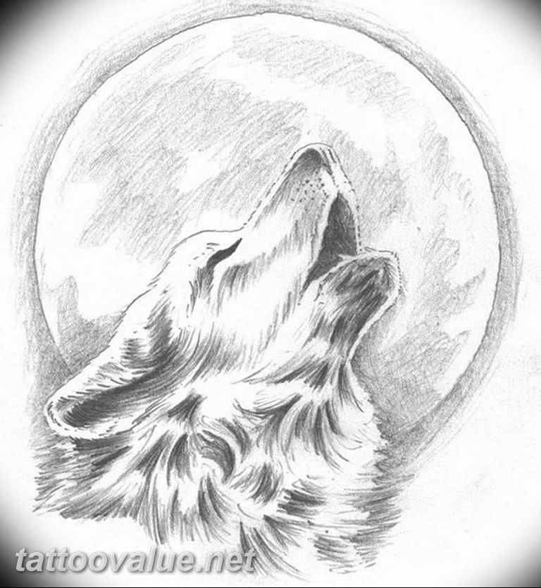 48+ Howling Wolf Tattoo Meaning Pictures