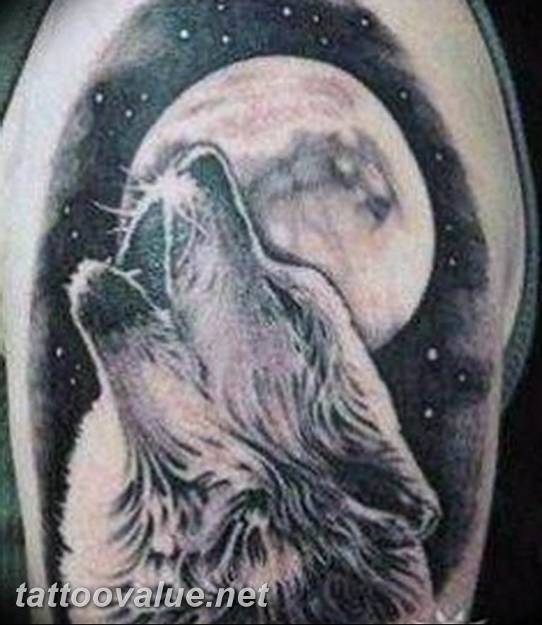 The Meaning of the Howling Wolf Tattoo: history of the picture, photos,  sketches