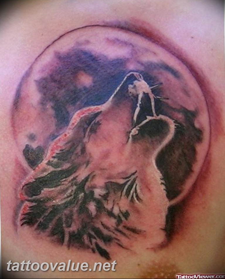 of the Howling Wolf Tattoo. photo tattoo howling wolf 18.02.2019 № 189 - .....