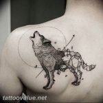 photo tattoo howling wolf 18.02.2019 №016 - wolf tattoo idea howling at moon - tattoovalue.net