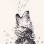 photo tattoo howling wolf 18.02.2019 №024 - wolf tattoo idea howling at moon - tattoovalue.net