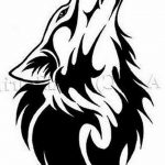 photo tattoo howling wolf 18.02.2019 №070 - wolf tattoo idea howling at moon - tattoovalue.net
