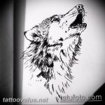 photo tattoo howling wolf 18.02.2019 №104 - wolf tattoo idea howling at moon - tattoovalue.net