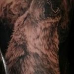 photo tattoo howling wolf 18.02.2019 №112 - wolf tattoo idea howling at moon - tattoovalue.net