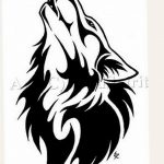 photo tattoo howling wolf 18.02.2019 №125 - wolf tattoo idea howling at moon - tattoovalue.net