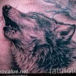 photo tattoo howling wolf 18.02.2019 №150 - wolf tattoo idea howling at moon - tattoovalue.net
