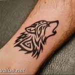 photo tattoo howling wolf 18.02.2019 №192 - wolf tattoo idea howling at moon - tattoovalue.net