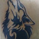 photo tattoo howling wolf 18.02.2019 №193 - wolf tattoo idea howling at moon - tattoovalue.net