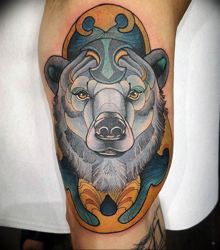 Tattoo uploaded by Klax Tattooer  Polar Bear  Earth Tattoo Dotwork   Tattoodo