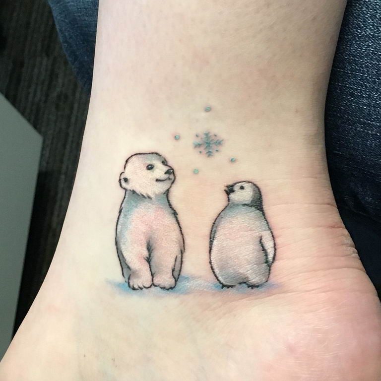photo tattoo polar bear 05.02.2019 № 012 - polar bear tattoo idea - tattoov...