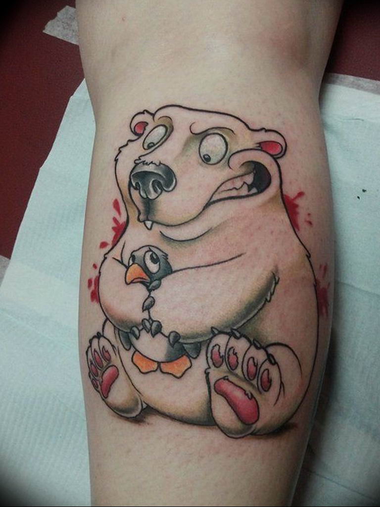 photo tattoo polar bear 05.02.2019 № 074 - polar bear tattoo idea - tattoov...