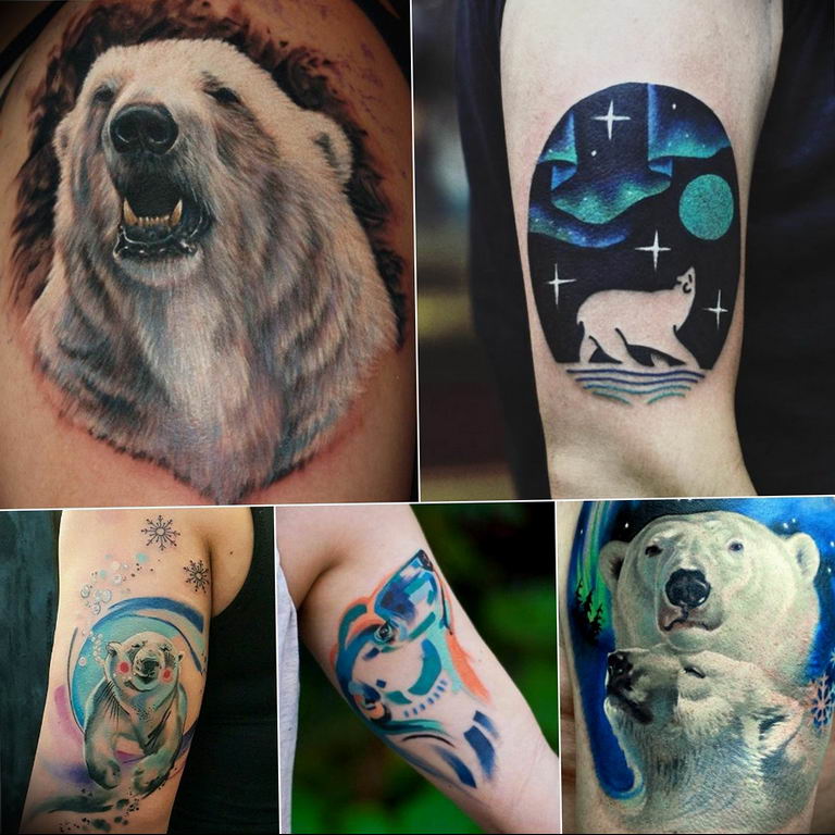 Photo Tattoo Polar Bear 05 02 2019 123 Polar Bear Tattoo Idea Tattoovalue Net Tattoovalue Net