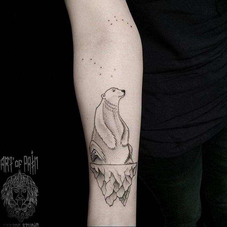 Photo Tattoo Polar Bear 05 02 2019 145 Polar Bear Tattoo Idea