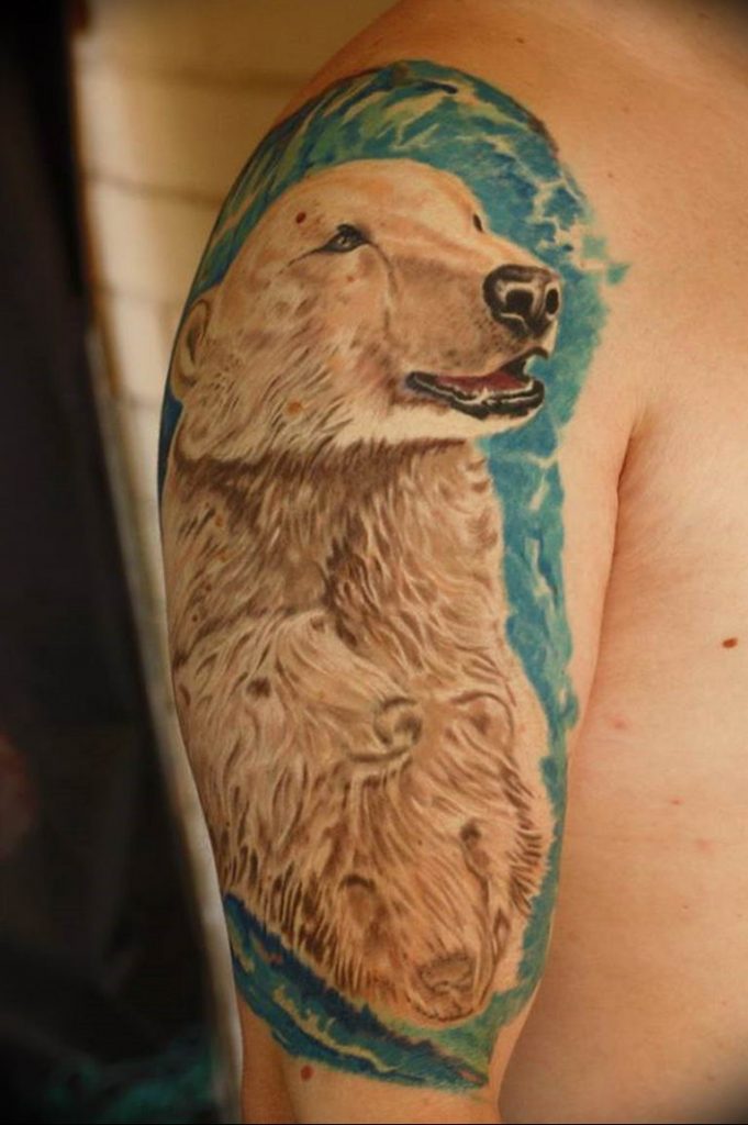 photo tattoo polar bear 05.02.2019 №158 - polar bear tattoo idea ...