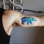 photo tattoo polar bear 05.02.2019 №002 - polar bear tattoo idea - tattoovalue.net