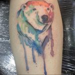 photo tattoo polar bear 05.02.2019 №029 - polar bear tattoo idea - tattoovalue.net