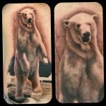 photo tattoo polar bear 05.02.2019 №057 - polar bear tattoo idea - tattoovalue.net