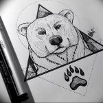 photo tattoo polar bear 05.02.2019 №066 - polar bear tattoo idea - tattoovalue.net