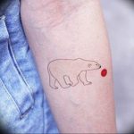 photo tattoo polar bear 05.02.2019 №098 - polar bear tattoo idea - tattoovalue.net