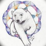 photo tattoo polar bear 05.02.2019 №106 - polar bear tattoo idea - tattoovalue.net