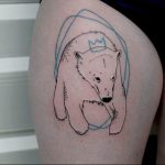 photo tattoo polar bear 05.02.2019 №119 - polar bear tattoo idea - tattoovalue.net