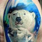 photo tattoo polar bear 05.02.2019 №124 - polar bear tattoo idea - tattoovalue.net