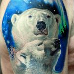 photo tattoo polar bear 05.02.2019 №130 - polar bear tattoo idea - tattoovalue.net