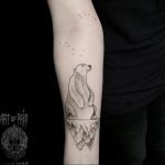photo tattoo polar bear 05.02.2019 №145 - polar bear tattoo idea - tattoovalue.net