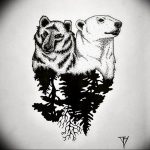 photo tattoo polar bear 05.02.2019 №152 - polar bear tattoo idea - tattoovalue.net