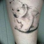 photo tattoo polar bear 05.02.2019 №159 - polar bear tattoo idea - tattoovalue.net