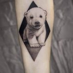 photo tattoo polar bear 05.02.2019 №170 - polar bear tattoo idea - tattoovalue.net