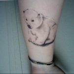 photo tattoo polar bear 05.02.2019 №187 - polar bear tattoo idea - tattoovalue.net