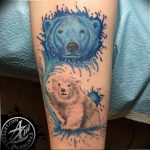 photo tattoo polar bear 05.02.2019 №197 - polar bear tattoo idea - tattoovalue.net