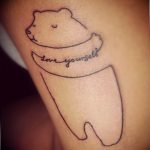 photo tattoo polar bear 05.02.2019 №200 - polar bear tattoo idea - tattoovalue.net