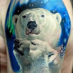 photo tattoo polar bear 05.02.2019 №204 - polar bear tattoo idea - tattoovalue.net