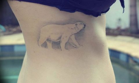 photo tattoo polar bear 05.02.2019 №214 - polar bear tattoo idea - tattoovalue.net