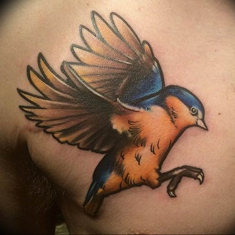photo tattoo sparrow 19.02.2019 №024 - sparrow tattoo idea - tattoovalue.net