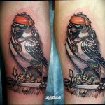photo tattoo sparrow 19.02.2019 №053 - sparrow tattoo idea - tattoovalue.net