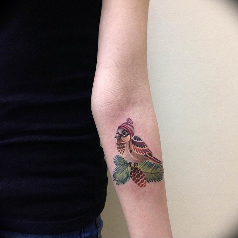 photo tattoo sparrow 19.02.2019 №062 - sparrow tattoo idea - tattoovalue.net