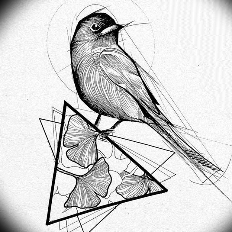 photo tattoo sparrow 19.02.2019 №072 - sparrow tattoo idea - tattoovalue.net
