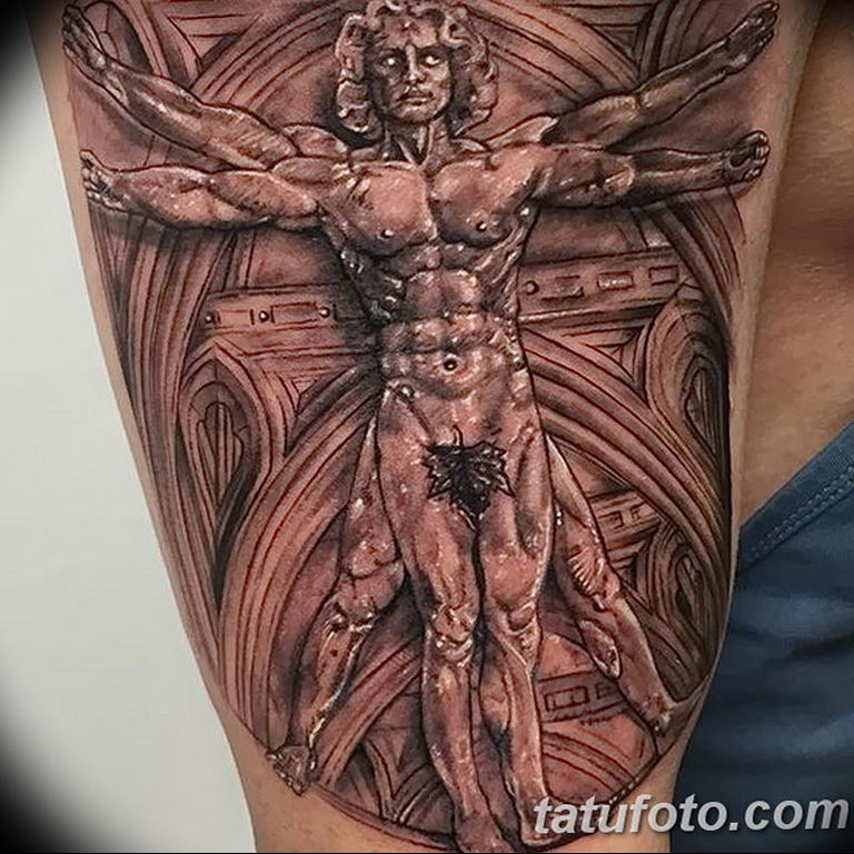 The Meaning of the Vitruvian Man Tattoo history, photo examples, sketches