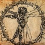 photo tattoo vitruvian man 22.02.2019 №116 - idea for drawing Vitruvian man - tattoovalue.net