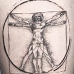 photo tattoo vitruvian man 22.02.2019 №128 - idea for drawing Vitruvian man - tattoovalue.net