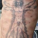 photo tattoo vitruvian man 22.02.2019 №136 - idea for drawing Vitruvian man - tattoovalue.net