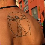 photo tattoo vitruvian man 22.02.2019 №142 - idea for drawing Vitruvian man - tattoovalue.net