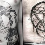 photo tattoo vitruvian man 22.02.2019 №160 - idea for drawing Vitruvian man - tattoovalue.net