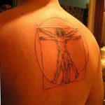 photo tattoo vitruvian man 22.02.2019 №193 - idea for drawing Vitruvian man - tattoovalue.net